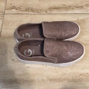 G by Guess Pink Platform slip on sneakers